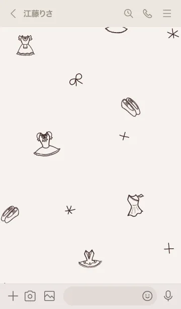 [LINE着せ替え] petite balletの画像3