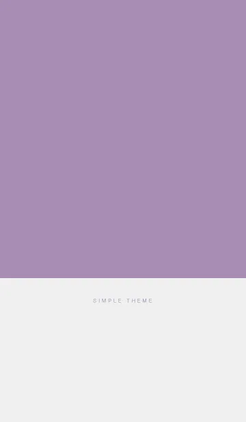 [LINE着せ替え] Simple / Theme / Purple x Light Grayの画像1