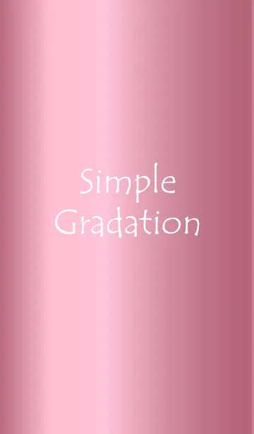 [LINE着せ替え] Simple Gradation -GlossyPink 21-の画像1