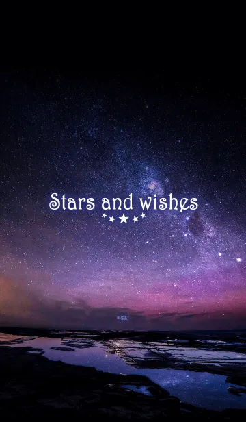[LINE着せ替え] 願いが叶う✨幻想的な満天の星空の画像1