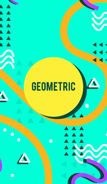 [LINE着せ替え] Polka Geometric 2の画像1