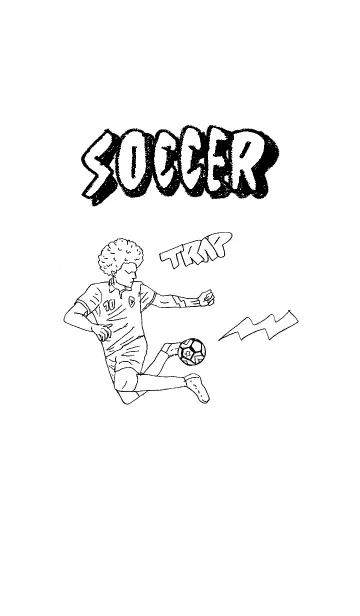 [LINE着せ替え] SIMPLE SOCCER trap 2の画像1