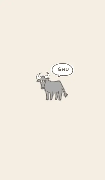 [LINE着せ替え] GNU(ヌー)の画像1