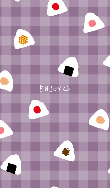 [LINE着せ替え] おにぎり たくさん11の画像1