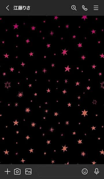 [LINE着せ替え] ミニ スターズ 002の画像3