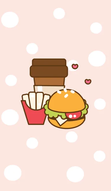 [LINE着せ替え] Fast food lover 3の画像1