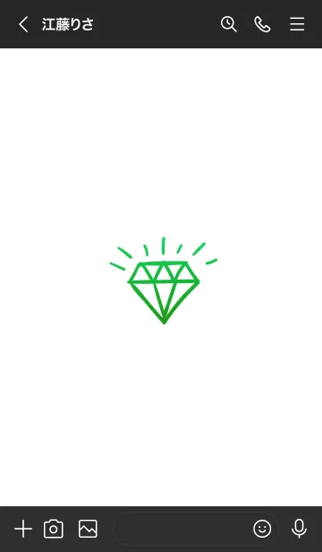 [LINE着せ替え] ダイヤ グラデーション 04の画像3