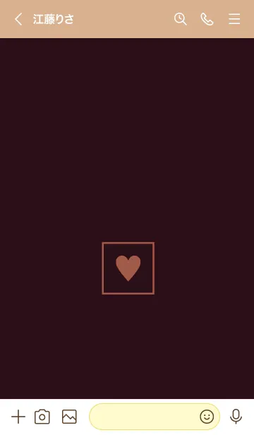 [LINE着せ替え] ボックス ハート 012の画像3