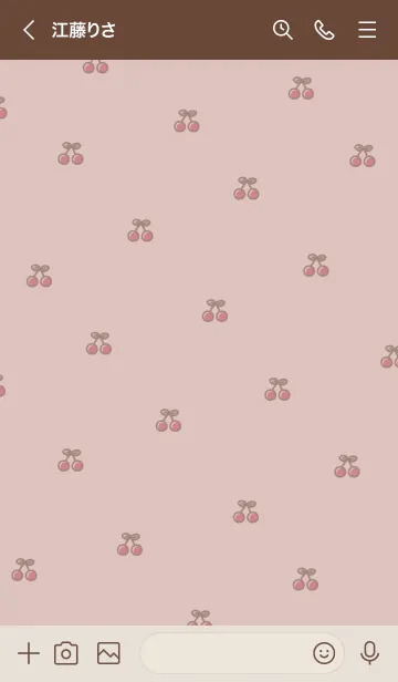 [LINE着せ替え] ●さくらんぼ●の画像3