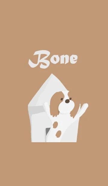 [LINE着せ替え] シンプルな犬カフェ着せ替え 2021/8の画像1