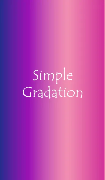 [LINE着せ替え] Simple Gradation -GlossyPurple 9-の画像1