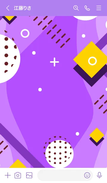 [LINE着せ替え] Mat Geometricの画像3