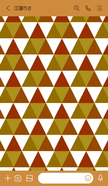 [LINE着せ替え] トライアングル 03の画像3