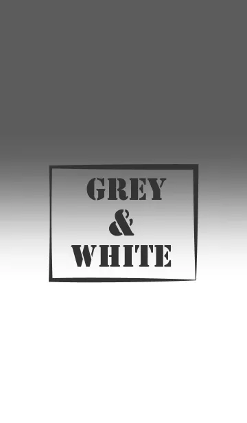 [LINE着せ替え] Grey  &  White  Theme (JP)の画像1