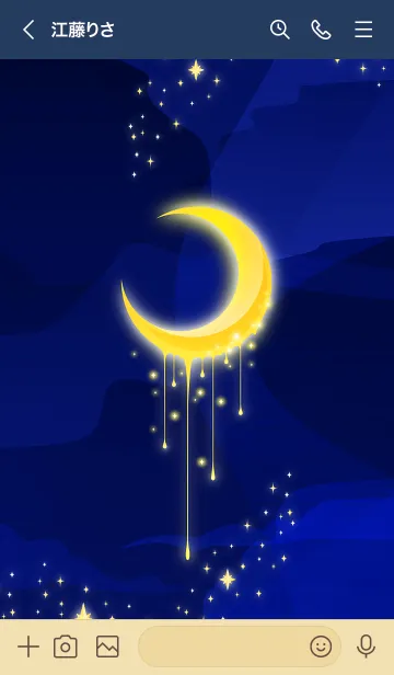 [LINE着せ替え] moon_night_enjoy your lifeの画像3