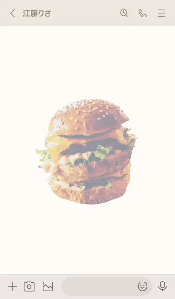 [LINE着せ替え] Delicious burger 3の画像3