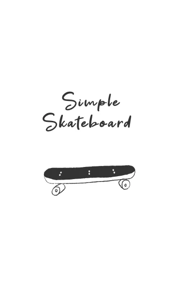 [LINE着せ替え] Simple skateboard_03の画像1