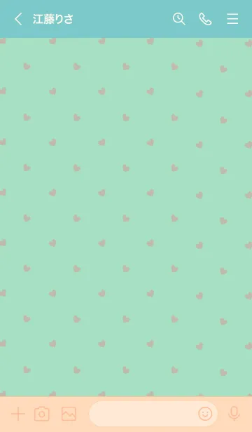 [LINE着せ替え] ミニハート 02の画像3