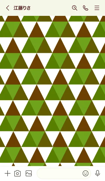 [LINE着せ替え] トライアングル 04の画像3