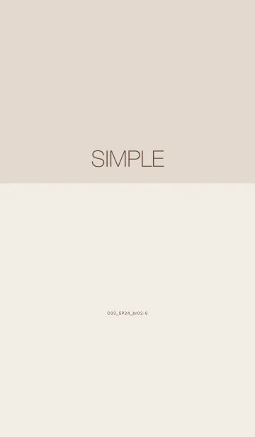 [LINE着せ替え] O33_24_ブラウン2-9の画像1