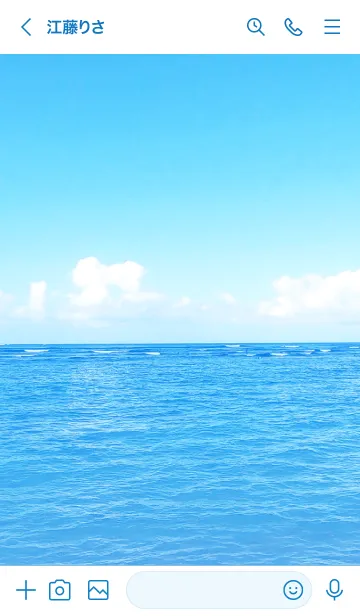[LINE着せ替え] HAWAIIAN BLUE.SUMMER 24の画像3