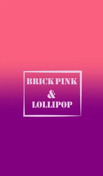 [LINE着せ替え] Lollipop Pink  & Brick Pink Theme (JP)の画像1