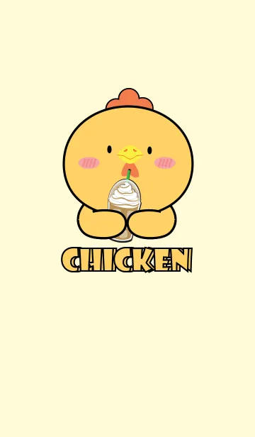 [LINE着せ替え] Chicken Simple Theme (JP)の画像1