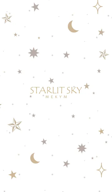 [LINE着せ替え] SIMPLE STARLIT SKY-MEKYM 34の画像1