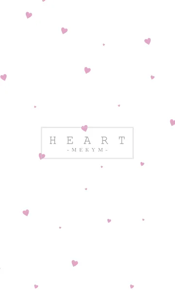 HEART-Pink.MEKYM 2のLINE着せ替え