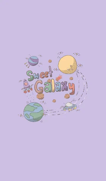 [LINE着せ替え] Sweet Galaxyの画像1