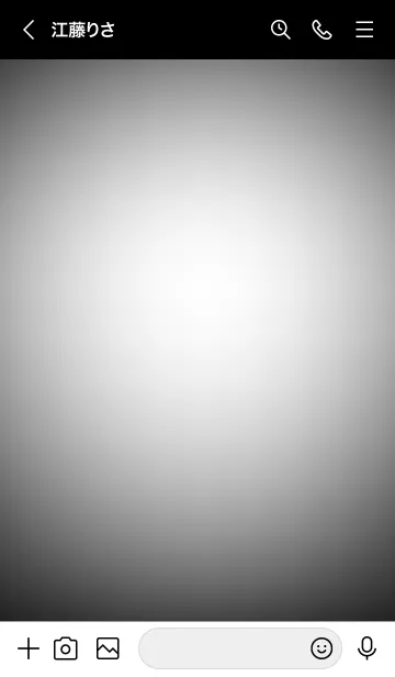 [LINE着せ替え] White  In Black v.7 (JP)の画像3