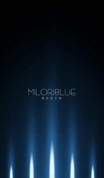 [LINE着せ替え] MILORIBLUE LIGHT. -MEKYM-の画像1