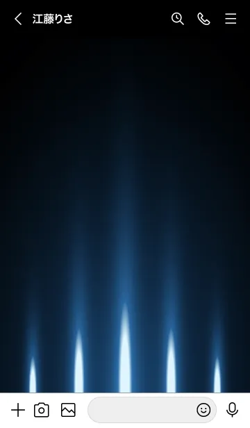 [LINE着せ替え] MILORIBLUE LIGHT. -MEKYM-の画像3