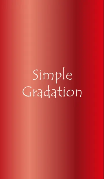 [LINE着せ替え] Simple Gradation -GlossyRed 3-の画像1