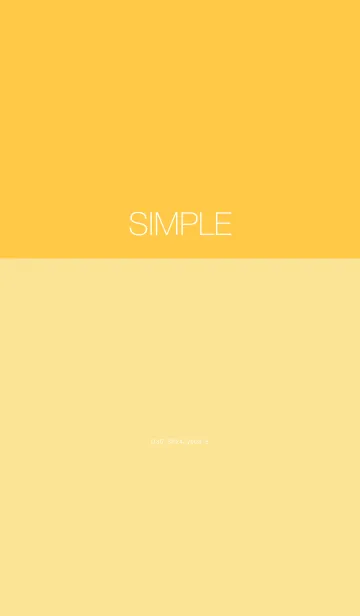 [LINE着せ替え] O35_24_イエロー3-6の画像1