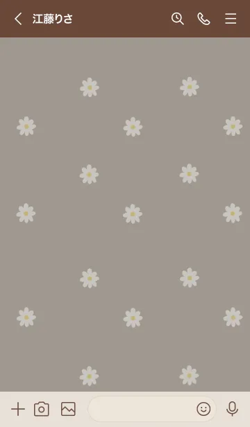 [LINE着せ替え] シンプル×デイジー。の画像3