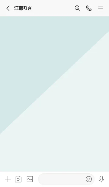 [LINE着せ替え] 2色半分 青2の画像3