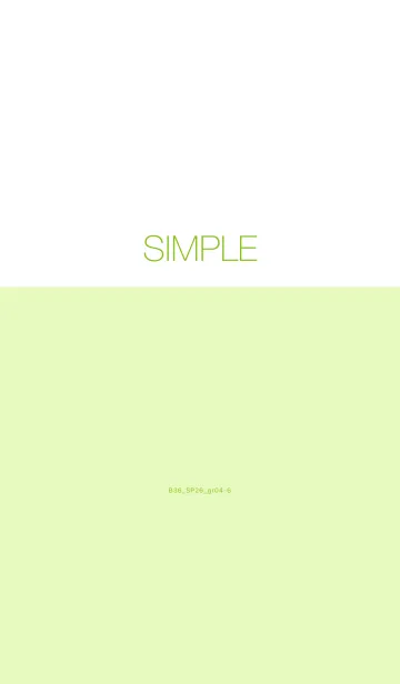 [LINE着せ替え] B36.26_グリーン4-6の画像1