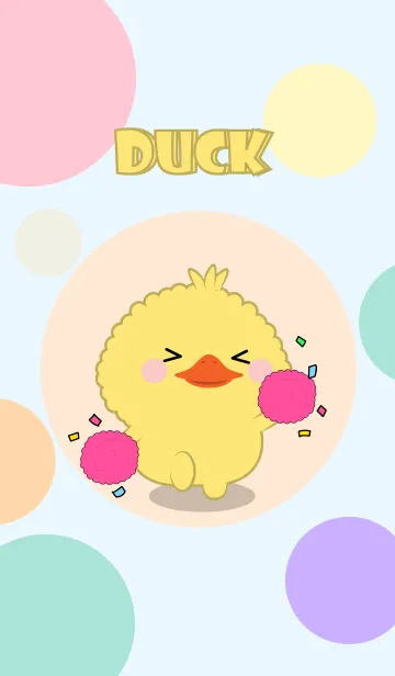 [LINE着せ替え] Color Cute Duck  FuFu Theme (JP)の画像1