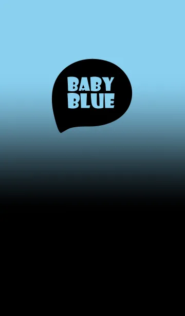 [LINE着せ替え] Black & Baby Blue Theme (JP)の画像1