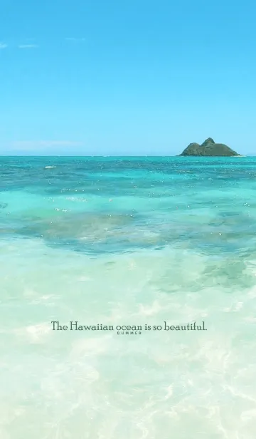 [LINE着せ替え] Hawaiian ocean is so beautiful-MEKYM- 7の画像1