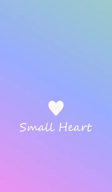[LINE着せ替え] Small Heart *Pink+Blue+Green*の画像1