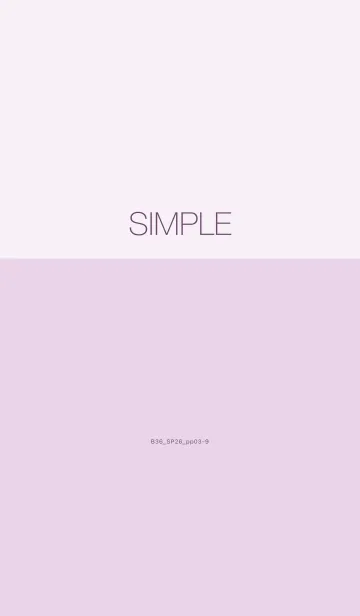 [LINE着せ替え] B36.26_パープル3-9の画像1