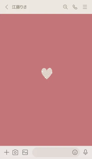 [LINE着せ替え] ～キラキラハート～♥ピンクグレー32_1の画像3