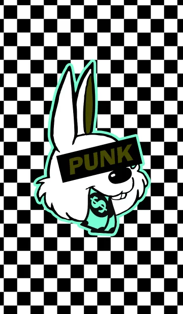 [LINE着せ替え] パンク ラビット 04の画像1