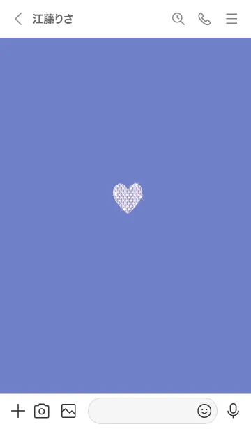 [LINE着せ替え] ～キラキラハート～♥パープル37_1の画像3