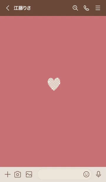 [LINE着せ替え] ～キラキラハート～♥レッド40_1の画像3