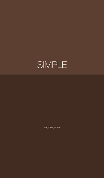 [LINE着せ替え] b36_25_ブラウン1-9の画像1