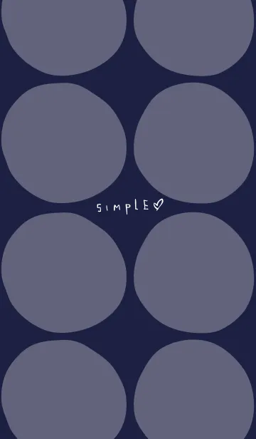 [LINE着せ替え] シンプル 丸大きめ12の画像1