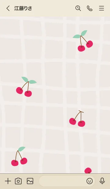 [LINE着せ替え] チェリー かわいい14の画像3